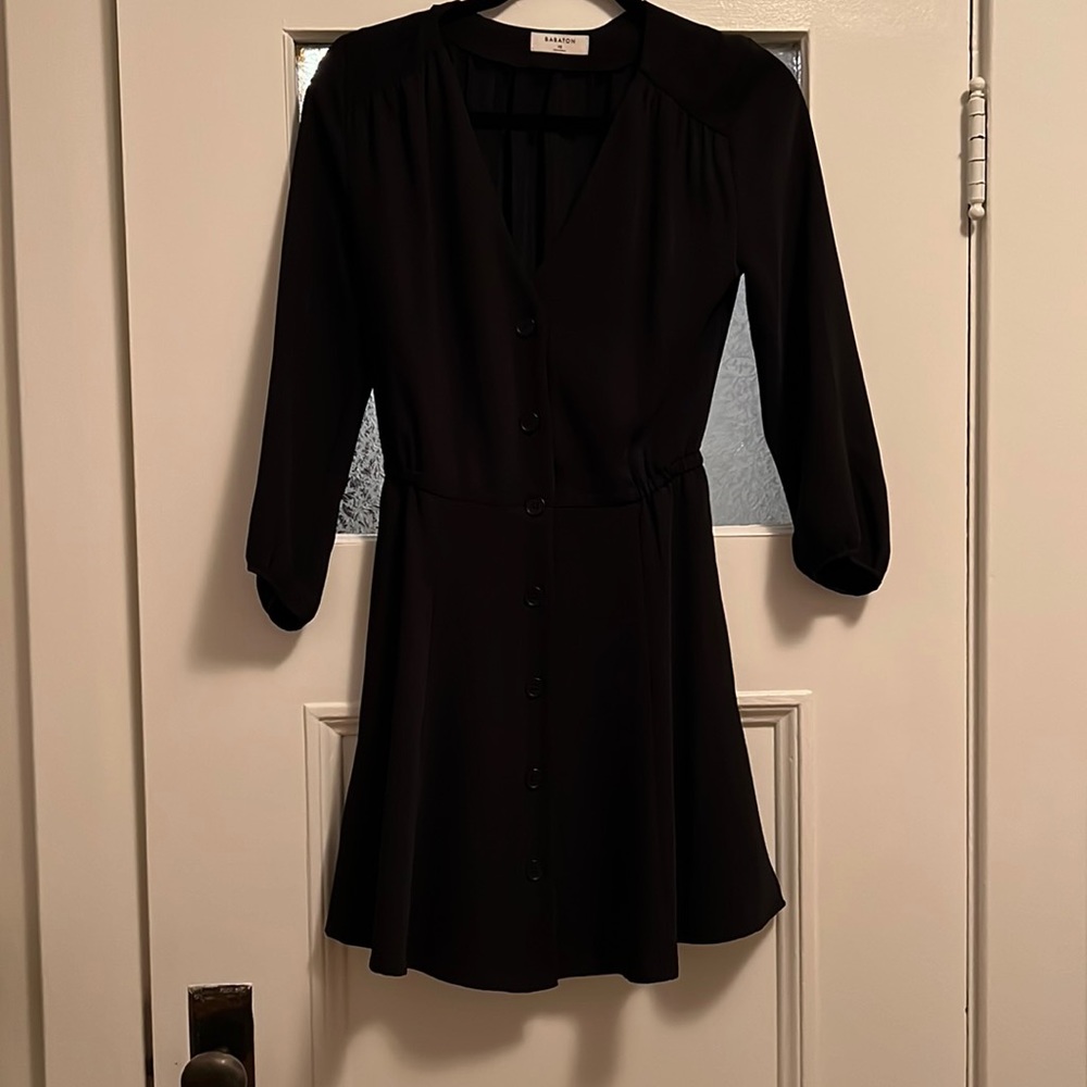 Babaton black mini dress size S